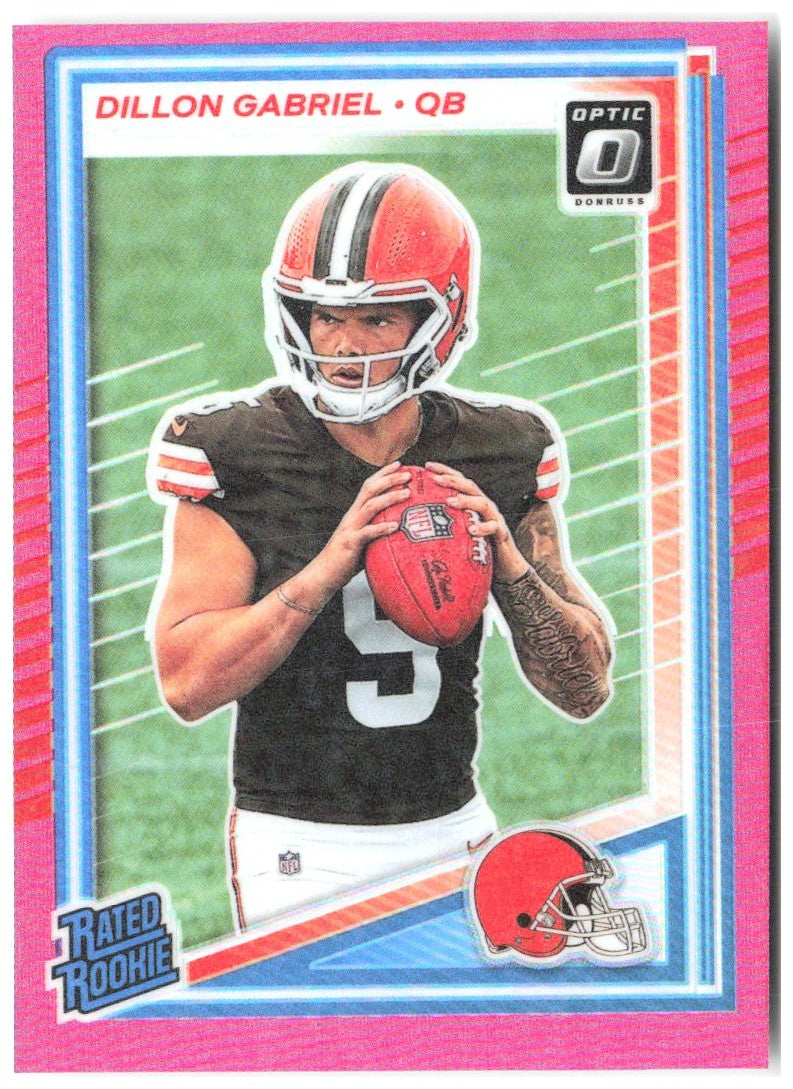 Dillon Gabriel Donruss Optic - Pink 263 2025 Cleveland Browns