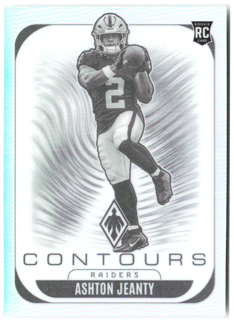 Ashton Jeanty Panini Phoenix - Contours 17 2025 Las Vegas Raiders