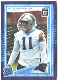 Nic Scourton Donruss Optic - Purple Shock 270 2025 Carolina Panthers