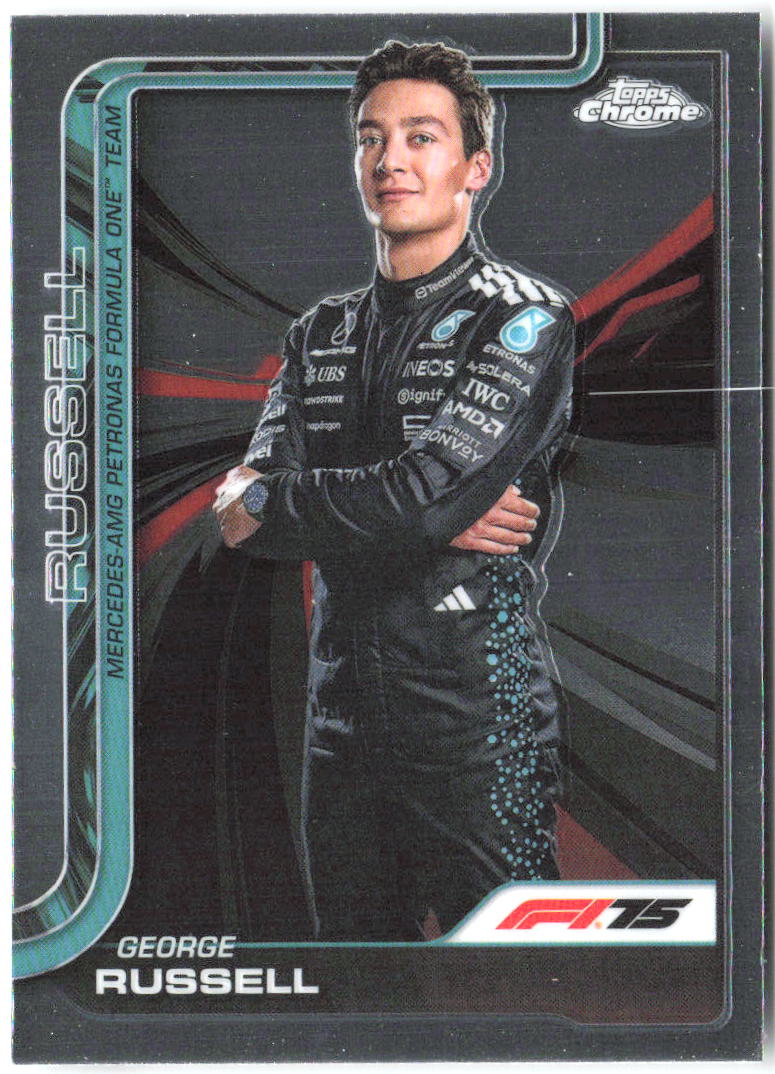 George Russell Topps Chrome Formula 1 7 2025 Mercedes-AMG Petronas Formula One