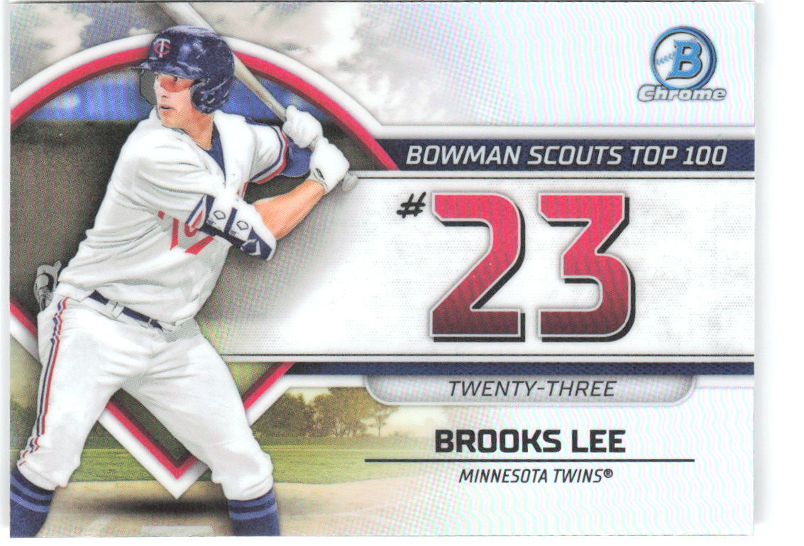 Brooks Lee Bowman - Bowman Scouts Top 100 BTP-23 2023 Minnesota Twins