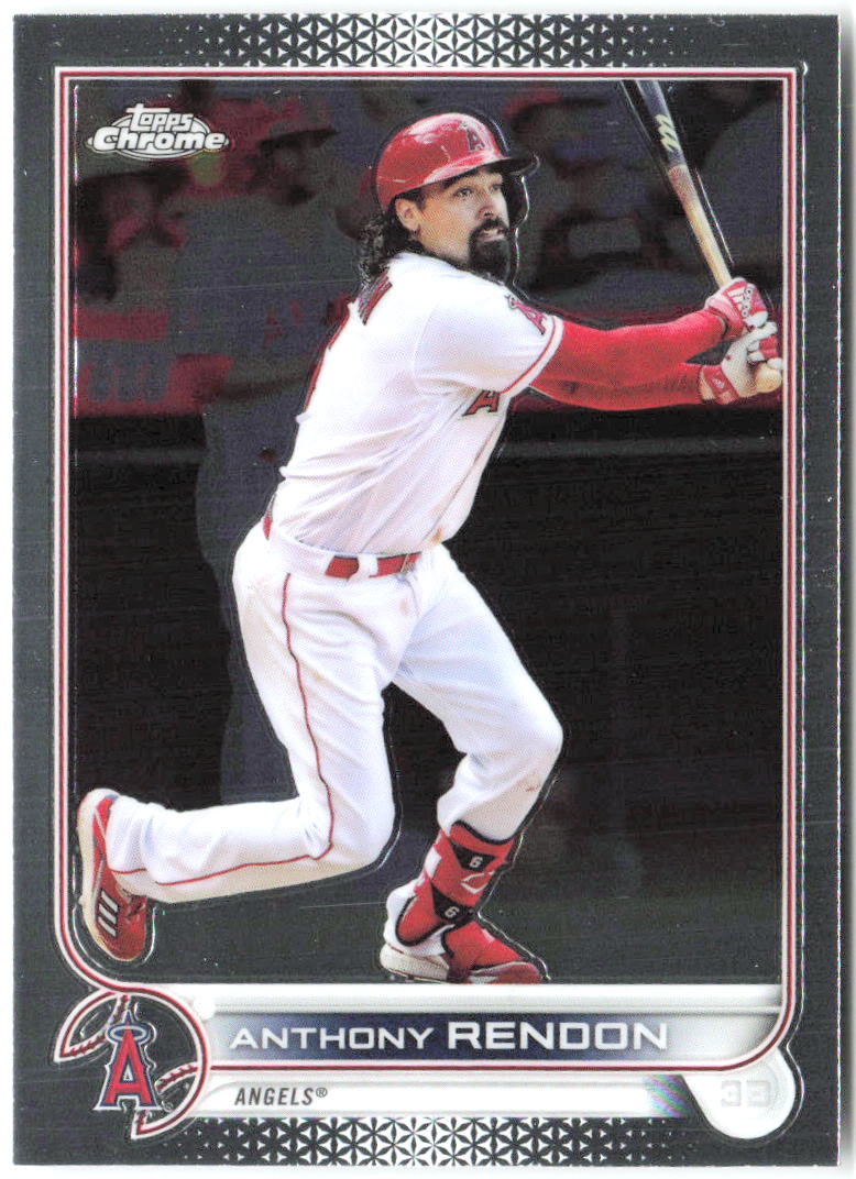 Anthony Rendon Topps Chrome 126 2022 Los Angeles Angels