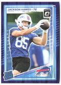 Jackson Hawes Donruss Optic - Purple Shock 224 2025 Buffalo Bills