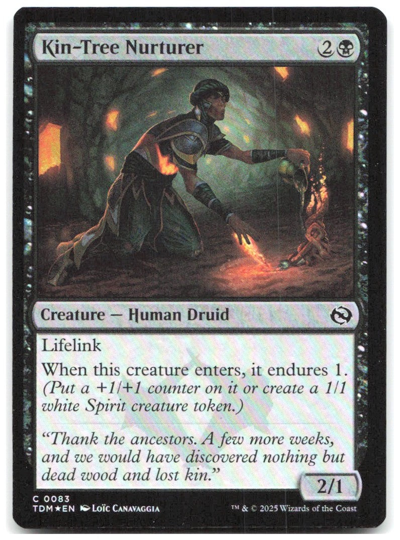 Kin Tree Nurturer Foil C Tarkir Dragonstorm 83 NM Loïc Canavaggia