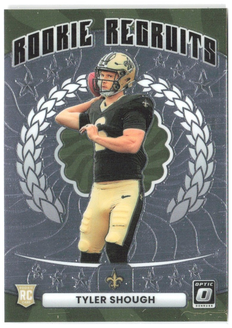 Tyler Shough Donruss Optic - Rookie Recruits 14 2025 New Orleans Saints