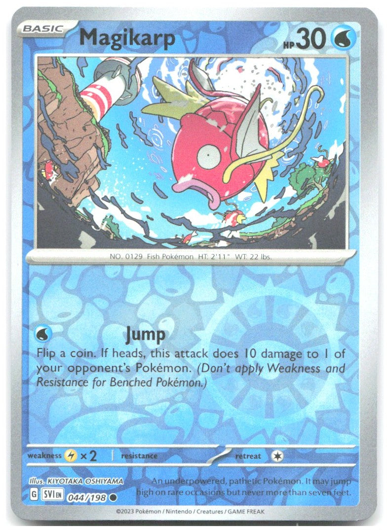 Magikarp Reverse Holo Common SV01 Scarlet & Violet Base Set 044/198 NM