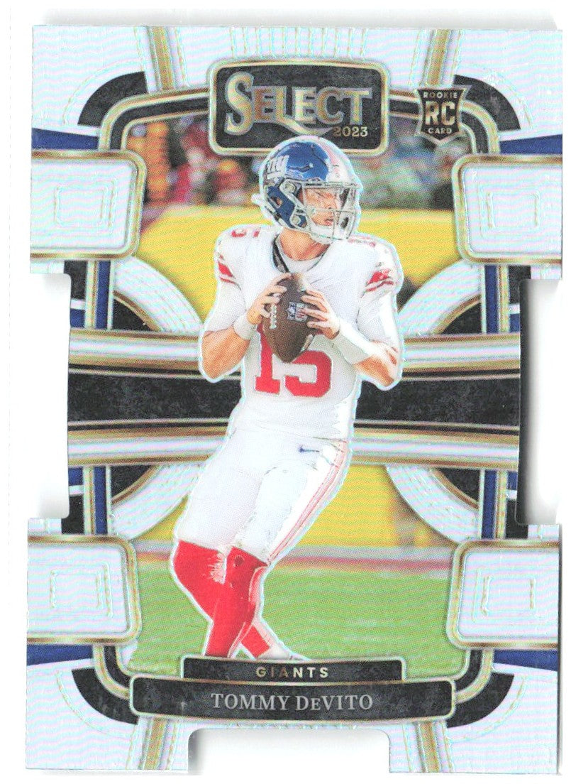 Tommy DeVito Panini Select - Silver Prizms Die Cuts 73 2023 New York Giants