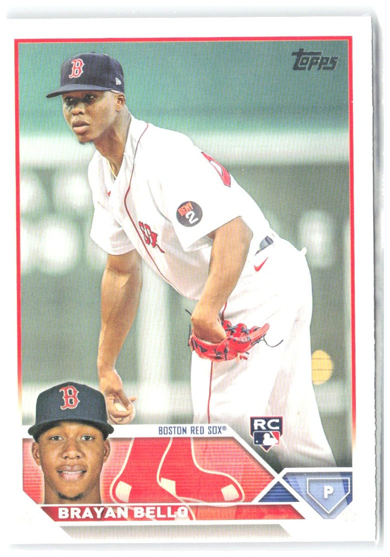 Brayan Bello Topps 185 2023 Boston Red Sox RC