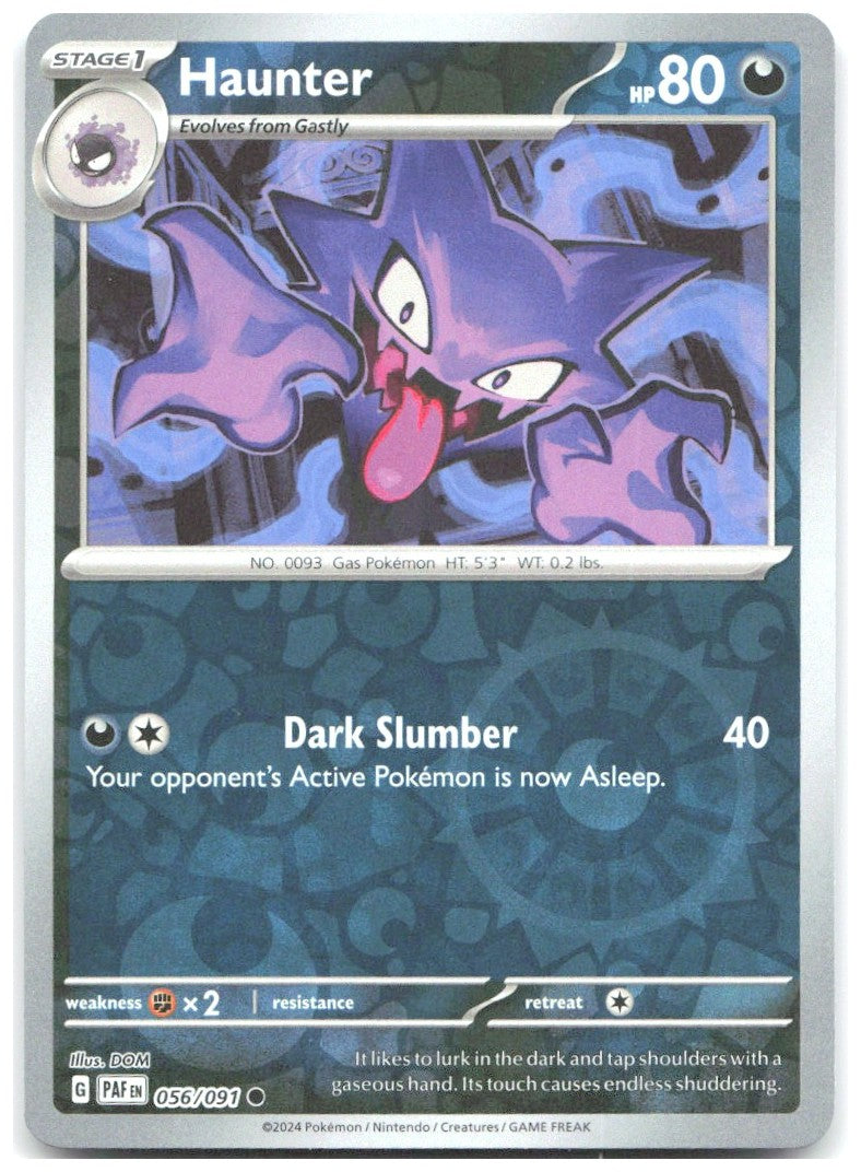 Haunter Reverse Holo Common SV Paldean Fates 056/091 NM DOM