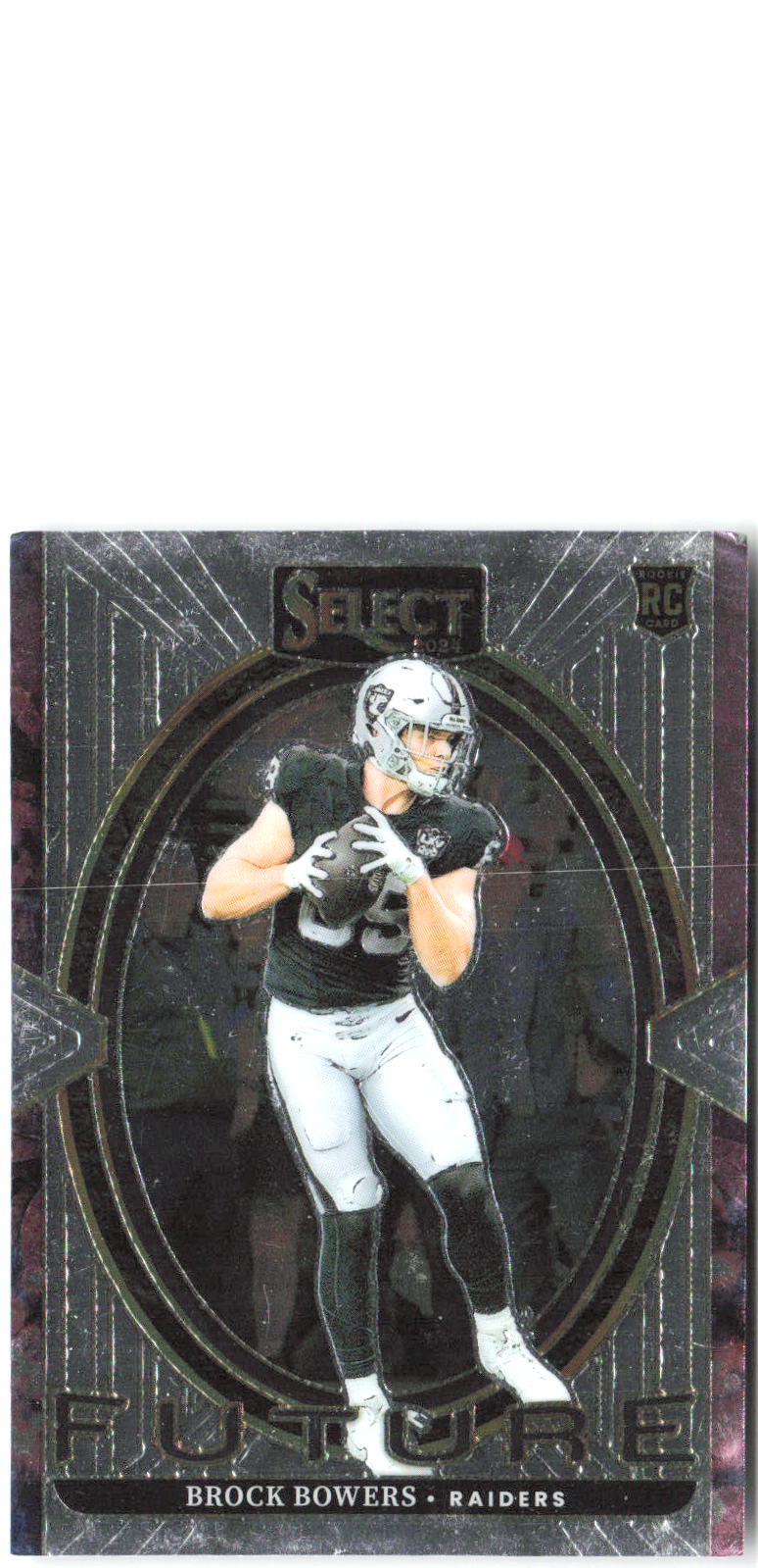 Brock Bowers Panini Select - Select Future 3 2024 Las Vegas Raiders