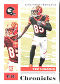 Tee Higgins Panini Chronicles 21 2020 Cincinnati Bengals RC
