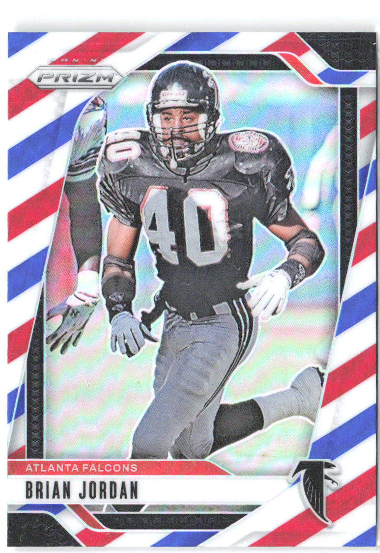 Brian Jordan Panini Prizm - Red White and Blue 17 2024 Atlanta Falcons