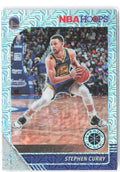 Stephen Curry Hoops Premium Stock - Prizms Silver Mojo 59 2019-20 Golden State Warriors