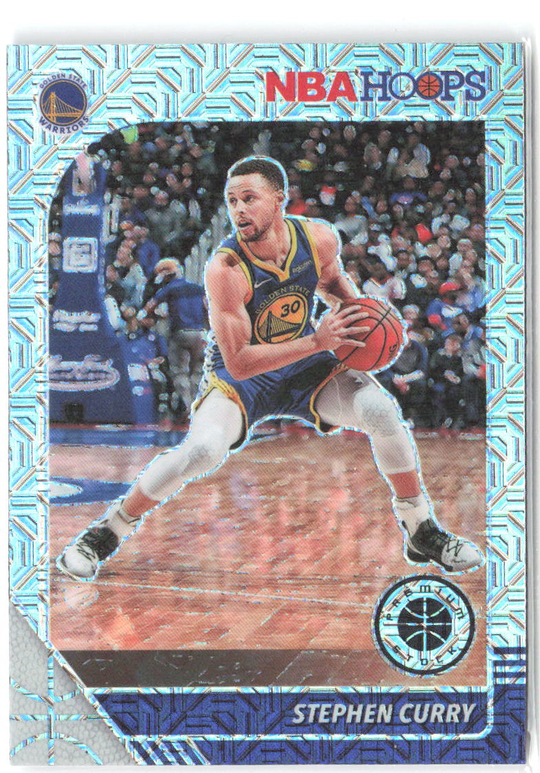 Stephen Curry Hoops Premium Stock - Prizms Silver Mojo 59 2019-20 Golden State Warriors