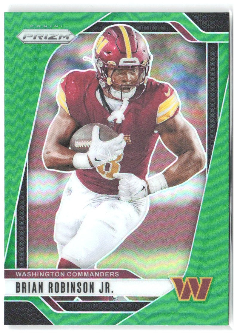 Brian Robinson Jr. Panini Prizm - Green 288 2024 Washington Commanders
