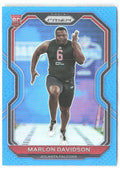 Marlon Davidson Panini Prizm - Prizm Light Blue 347 2020 Atlanta Falcons