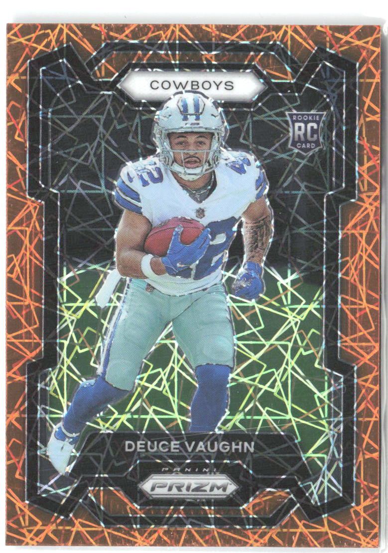 Deuce Vaughn Panini Prizm - Lazer 324 2023 Dallas Cowboys