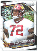 Josh Conerly Jr. Panini Prizm - White Disco 382 2025 Washington Commanders