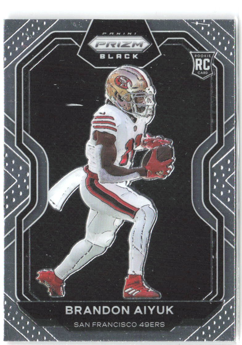 Brandon Aiyuk Panini Chronicles - Prizm Black PB-14 2020 San Francisco 49ers