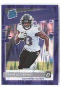 Devin Duvernay Donruss Optic - Purple Shock 179 2020 Baltimore Ravens