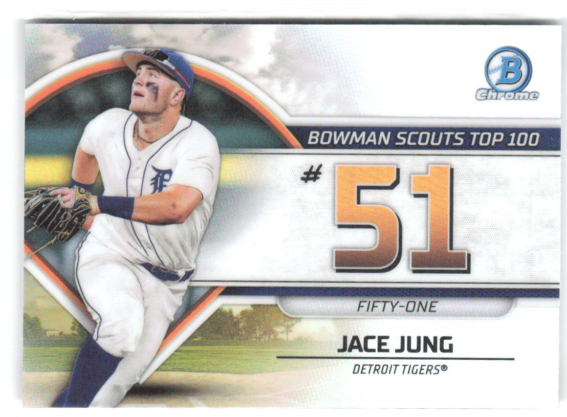 Jace Jung Bowman Scouts Top 100 Bowman - Bowman Scouts Top 100 BTP-51 NM
