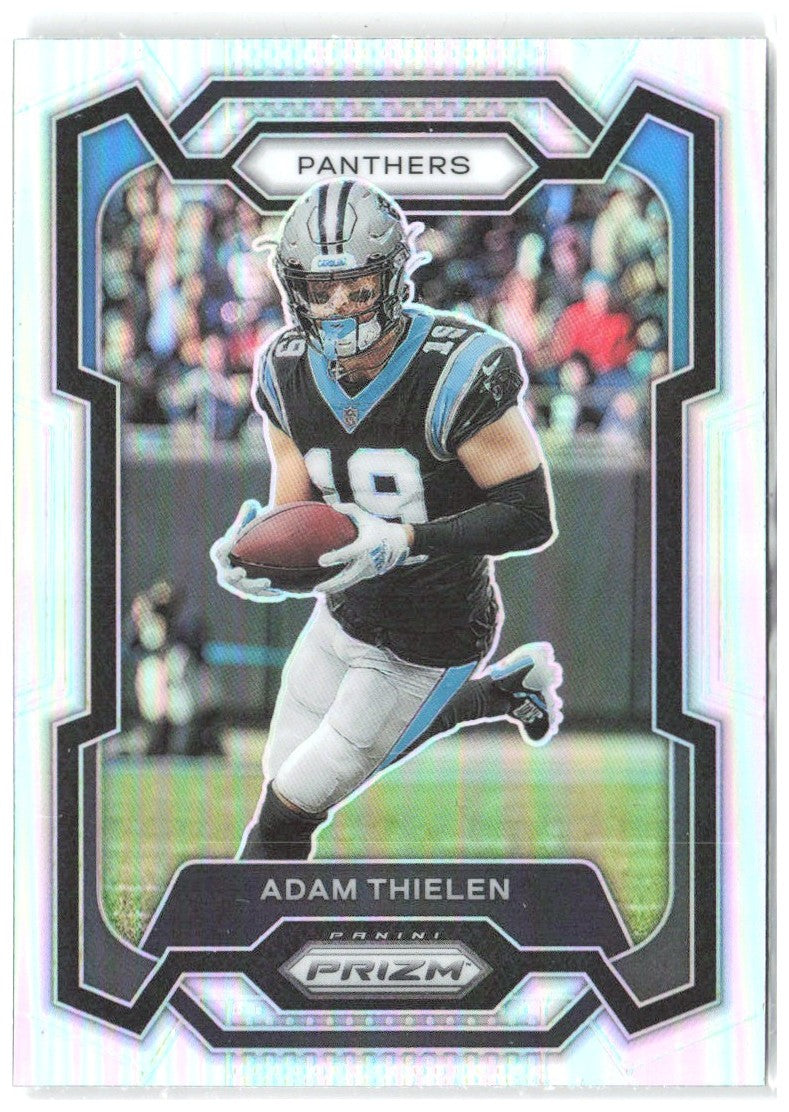 Adam Thielen Panini Prizm - Silver 37 2023 Carolina Panthers