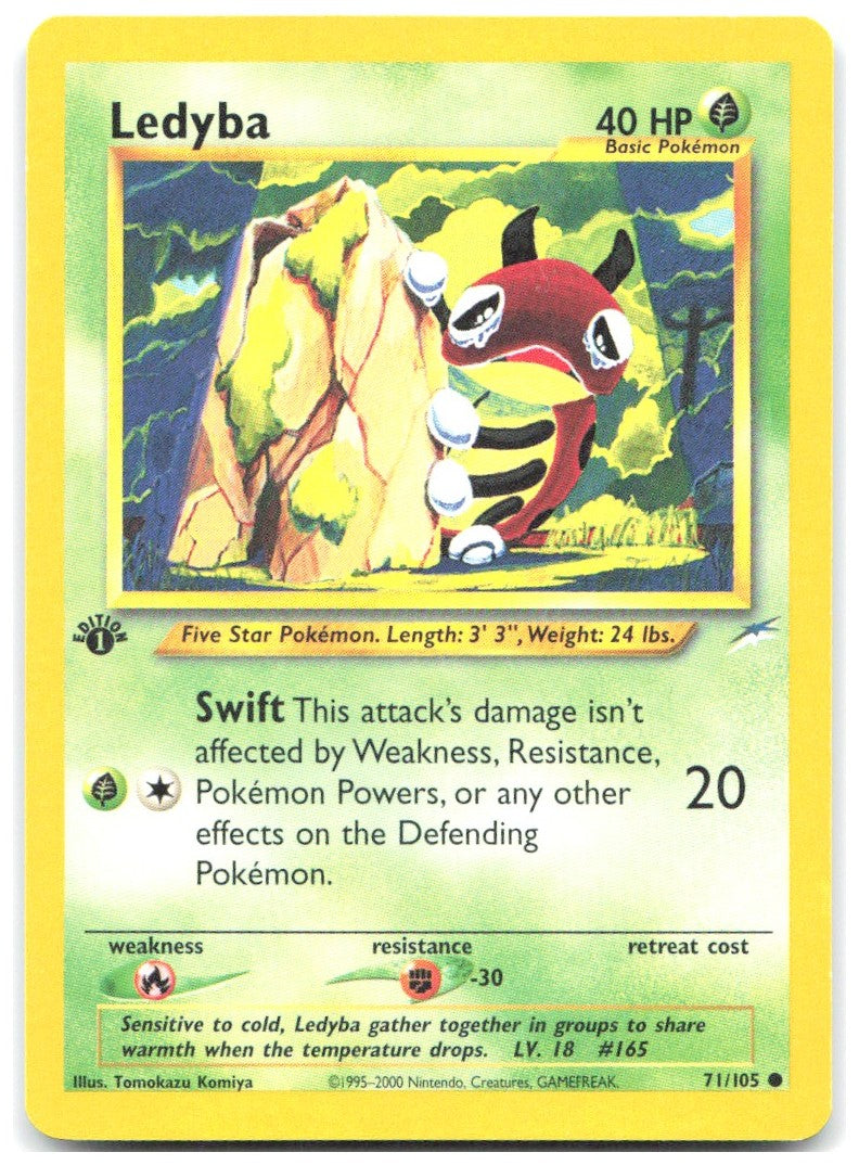 Ledyba 1st Edition Common Neo Destiny 071/105 NM Tomokazu Komiya