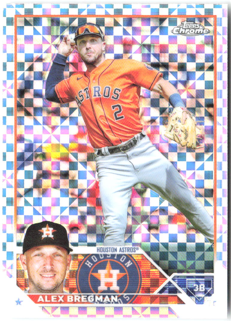 Alex Bregman Topps Chrome - X-Fractors 205 2023 Houston Astros