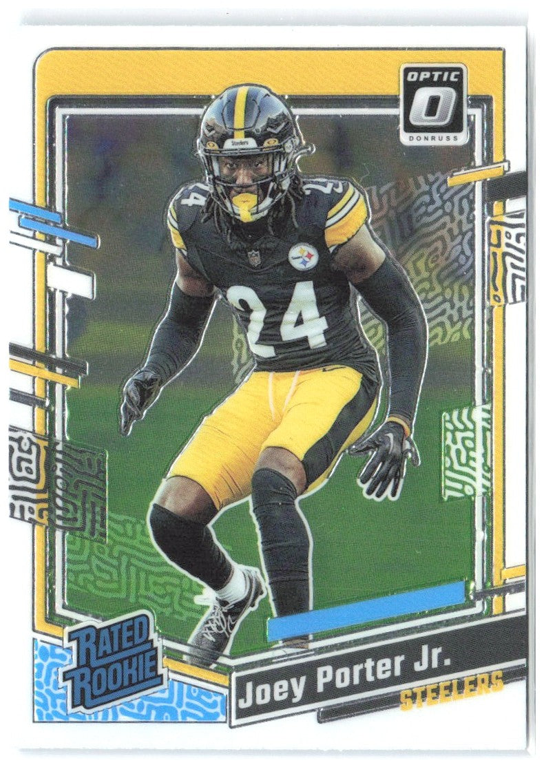 Joey Porter Jr. Donruss Optic 287 2023 Pittsburgh Steelers RC
