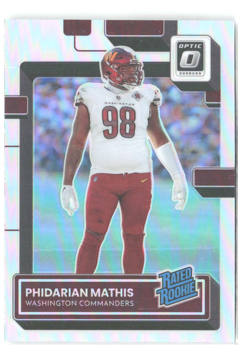 Phidarian Mathis Donruss Optic - Holo 268 2022 Washington Commanders