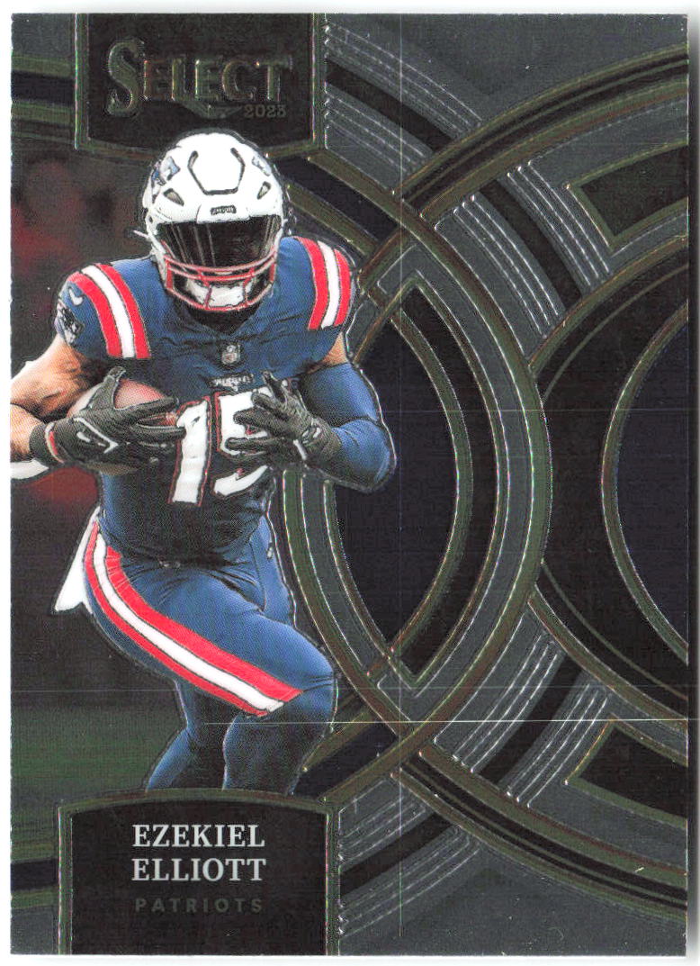 Ezekiel Elliott Panini Select 185 2023 New England Patriots