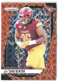 Jer'Zhan Newton Panini Prizm - Lazer 351 2024 Washington Commanders
