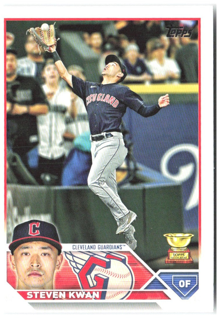 Steven Kwan Topps 116 2023 Cleveland Guardians