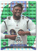 David Ojabo Panini Mosaic - Mosaic Green 387 2022 Baltimore Ravens