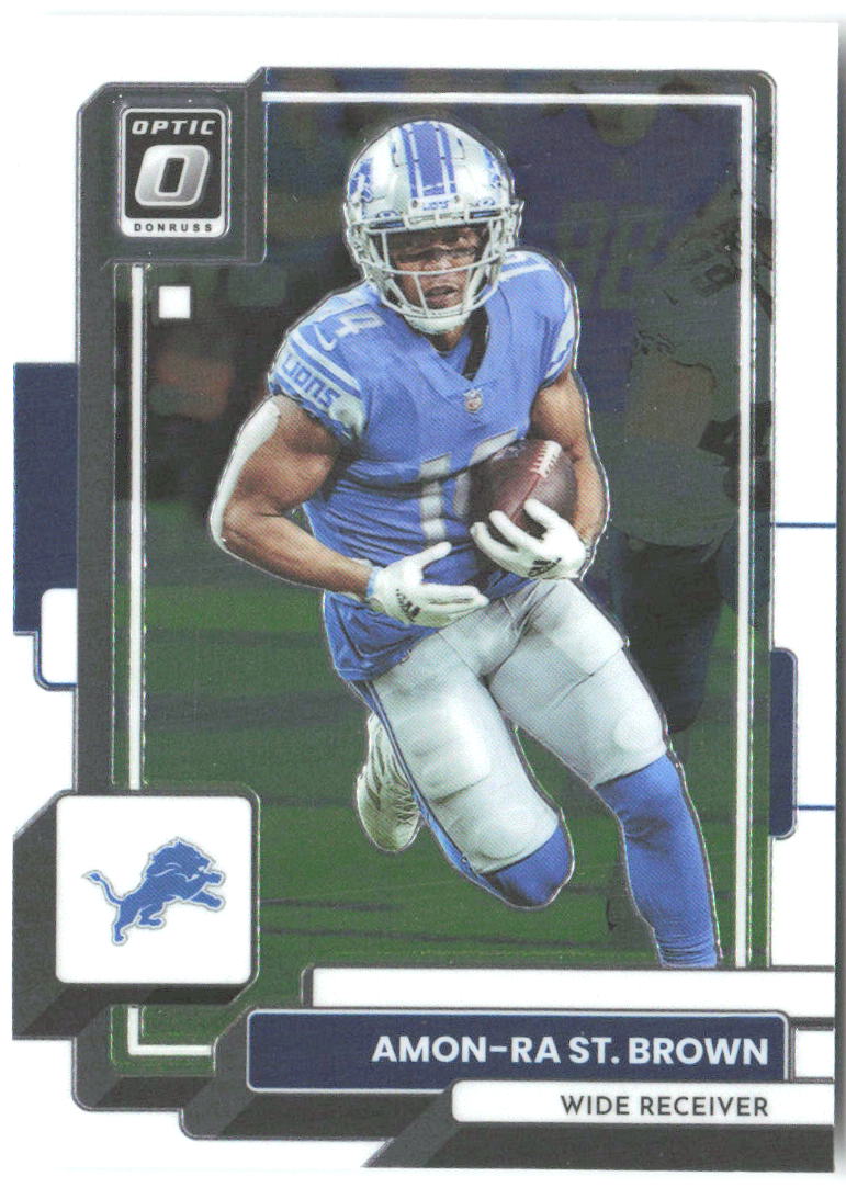 Amon-Ra St. Brown Donruss Optic 67 2022 Detroit Lions
