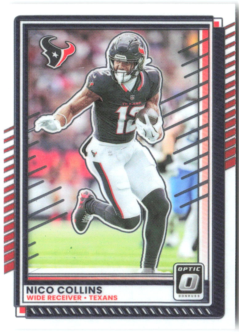 Nico Collins Donruss Optic 143 2025 Houston Texans