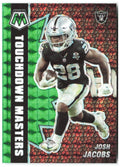 Josh Jacobs Mosaic - Touchdown Masters Mosaic Green TM-9 2021 Las Vegas Raiders