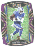 Quintez Cephus Panini Select - Purple Prizm Die Cut 300 2020 Detroit Lions