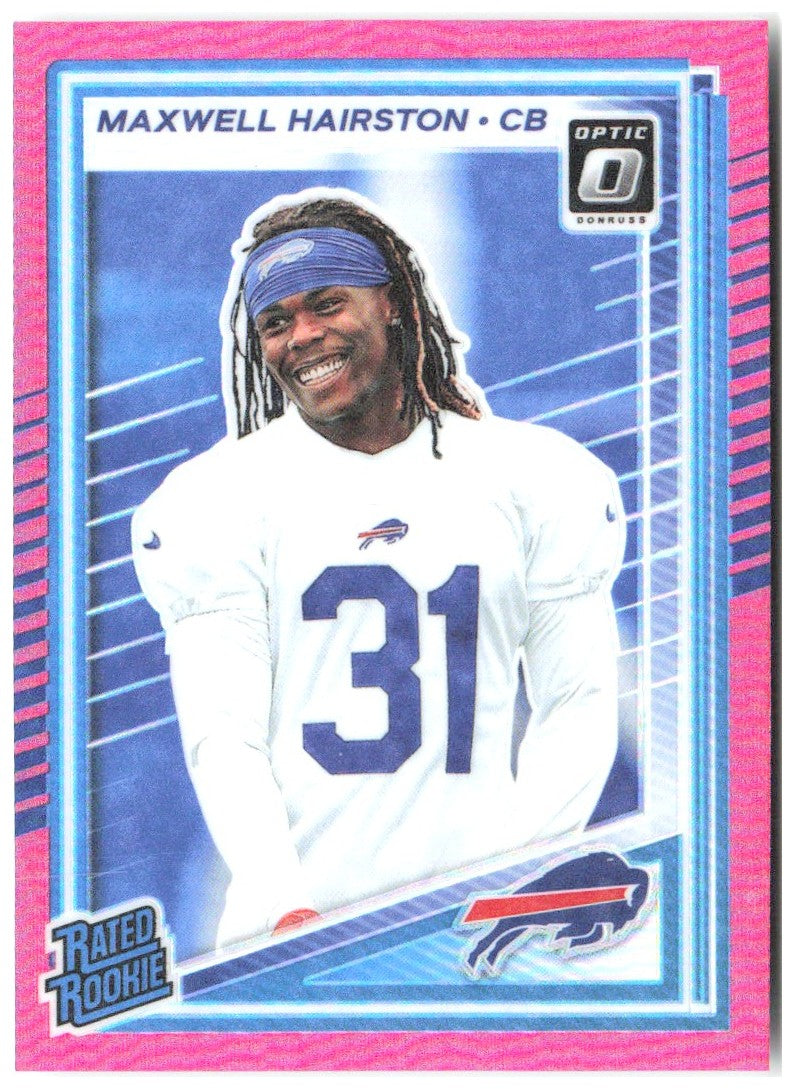 Maxwell Hairston Donruss Optic - Pink 286 2025 Buffalo Bills