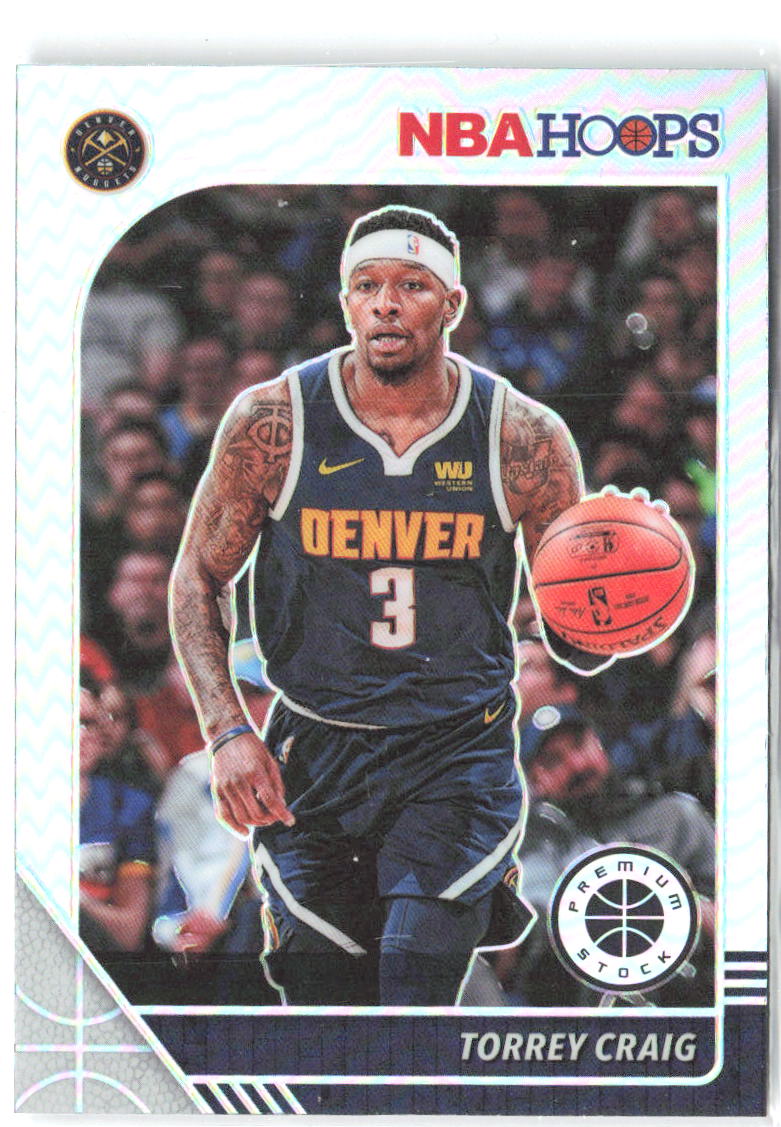 Torrey Craig Hoops Premium Stock - Prizms Silver 50 2019-20 Denver Nuggets