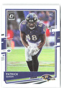 Patrick Queen Donruss Optic - Holo 118 2020 Baltimore Ravens