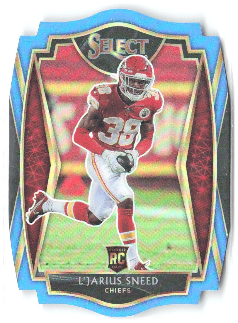 L'Jarius Sneed Select - Light Blue Prizm Die Cut 185 2020 Kansas City Chiefs