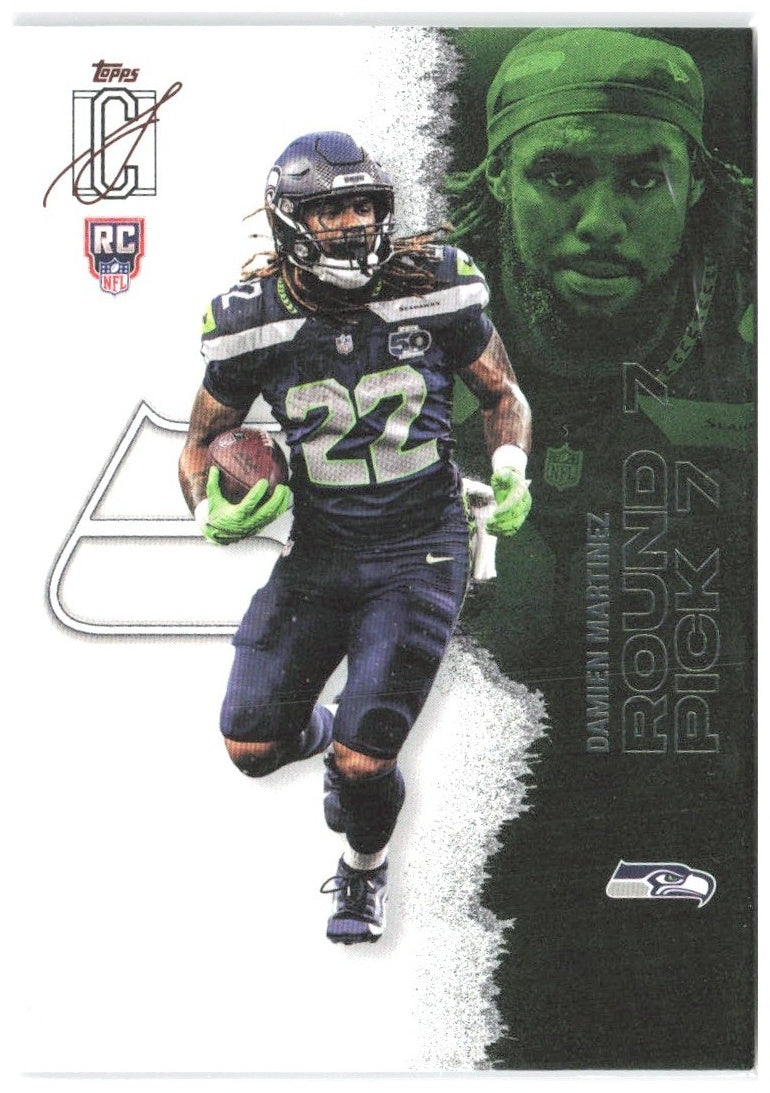 Damien Martinez Topps Signature Class 183 2025 Seattle Seahawks RC