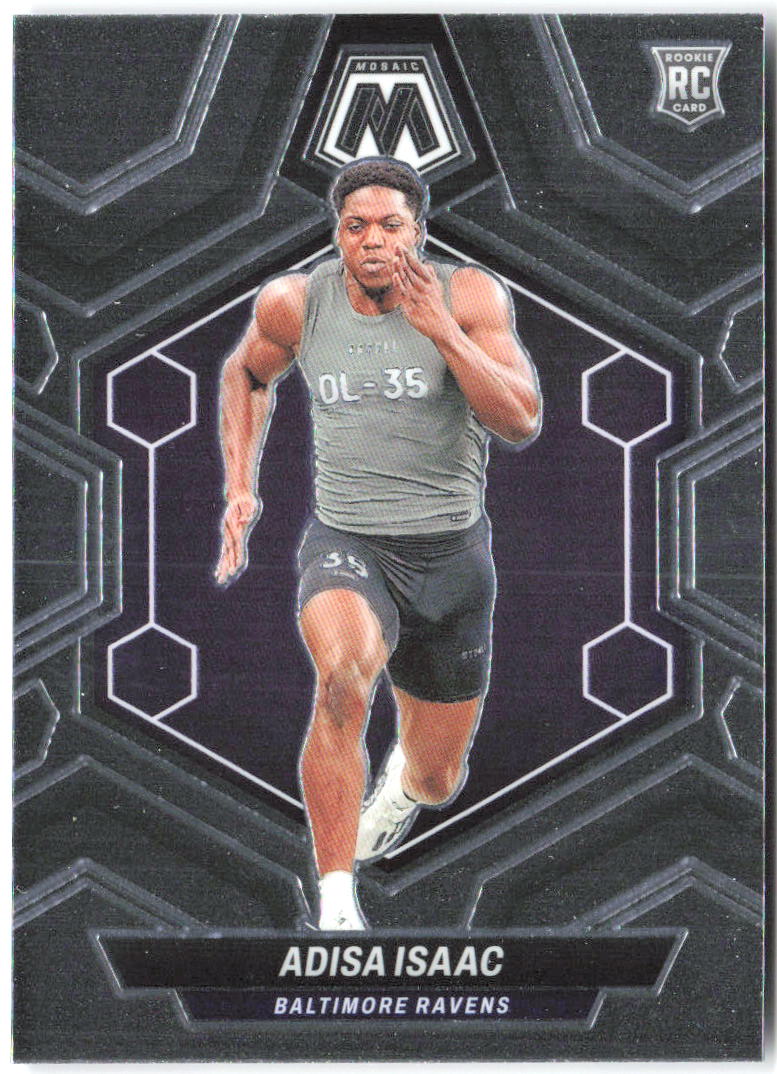Adisa Isaac Panini Mosaic 374 2024 Baltimore Ravens RC