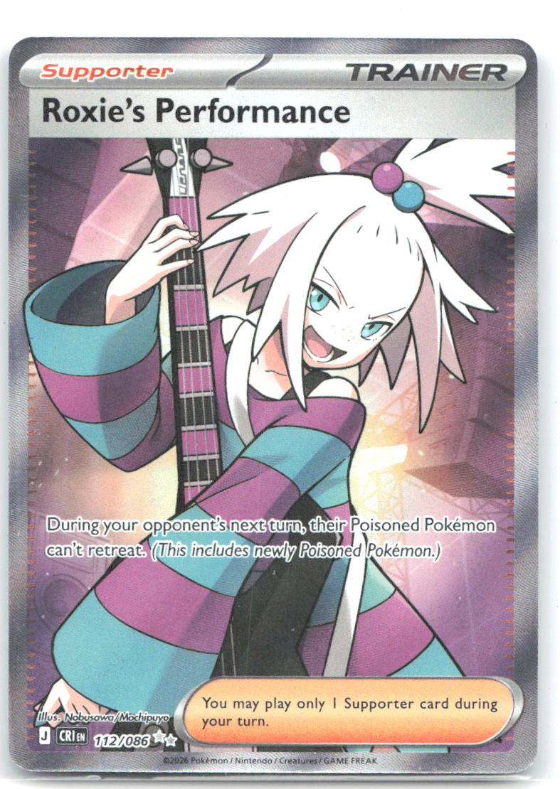 Roxie's Performance Ultra Rare ME04: Chaos Rising 112/086 NM Nobusawa/Mochipuyo