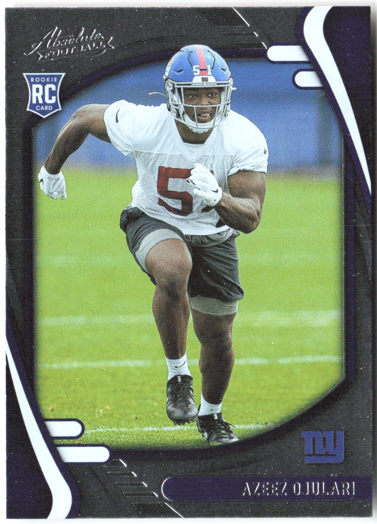 Azeez Ojulari Panini Absolute - Retail 159 2021 New York Giants RC