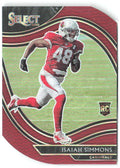 Isaiah Simmons Panini Select - Red Prizm Die Cut 388 2020 Arizona Cardinals