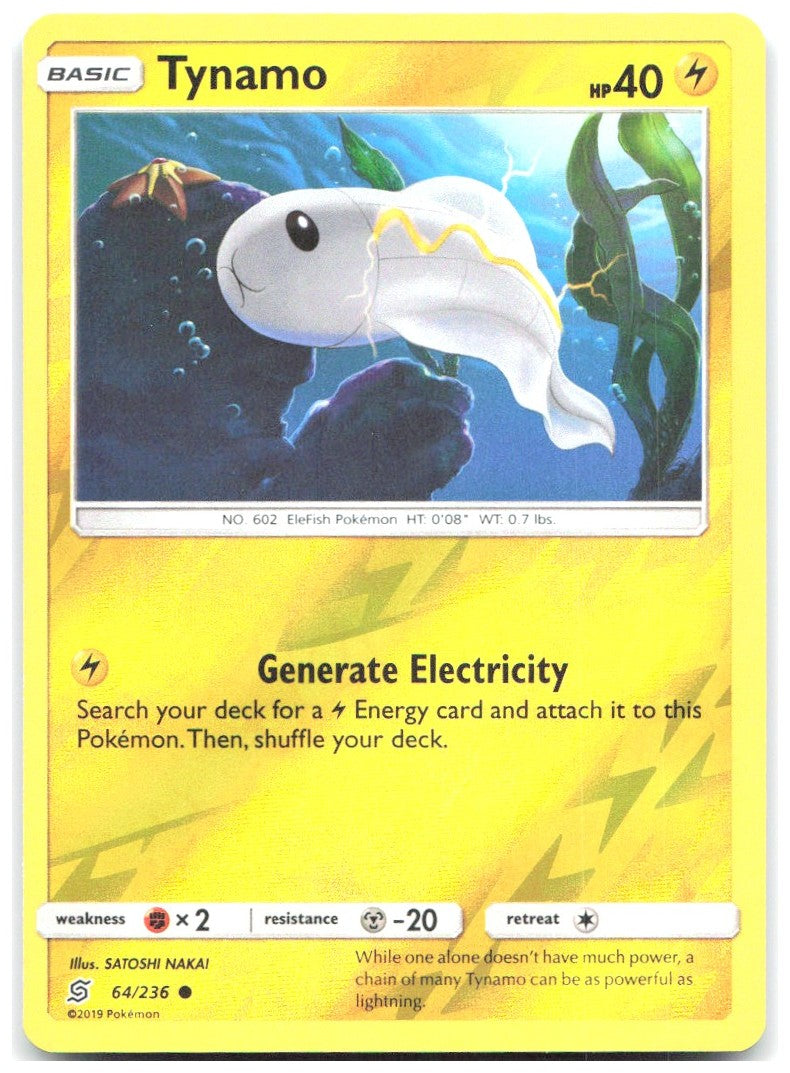 Tynamo 64 Reverse Holo Common SM Unified Minds 64/236 NM SATOSHI NAKAI