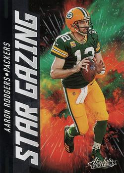 Aaron Rodgers Panini Absolute - Star Gazing SG5 2021 Green Bay Packers