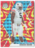 Derrick Brown Panini Mosaic - Prizm Reactive Gold 244 2020 Carolina Panthers